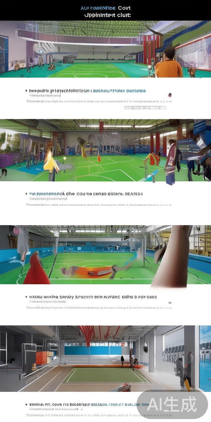 选择所需设施：在预约页面中，浏览各种体育设施，如羽